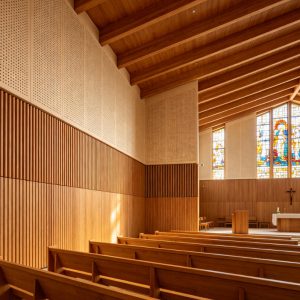 grooved acoustic panel