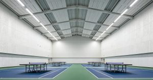 grooved perforated acoustic panels