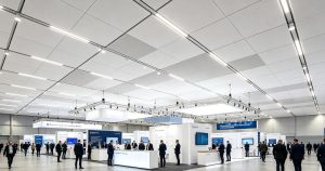 exhibition hall acoustic ceiling