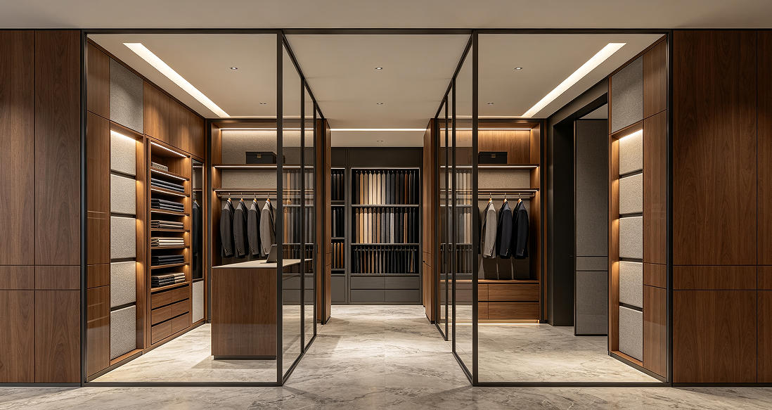 luxury tailor shop acoustics