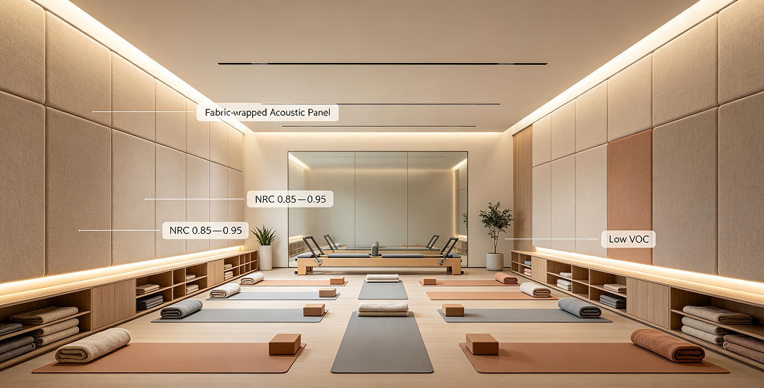 yoga studio acoustic design