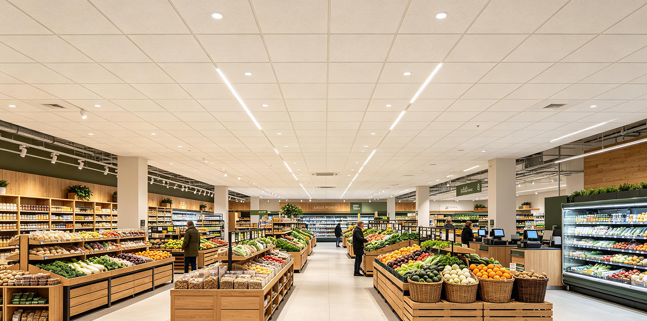 premium organic grocery acoustics