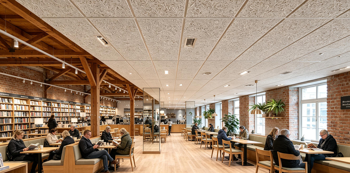 wood wool acoustic panels