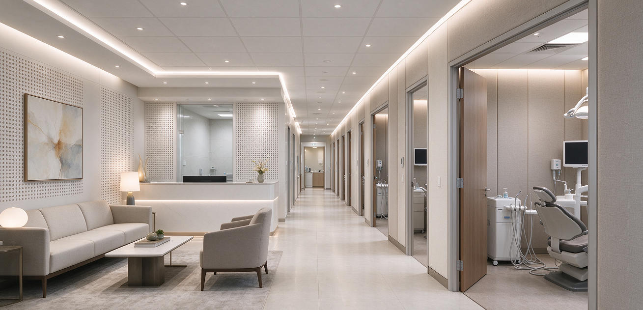 medical grade fabric acoustic panels