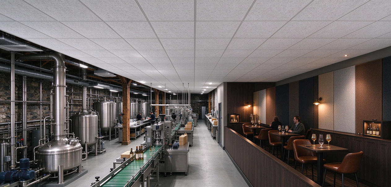 fiberglass acoustic ceiling tiles