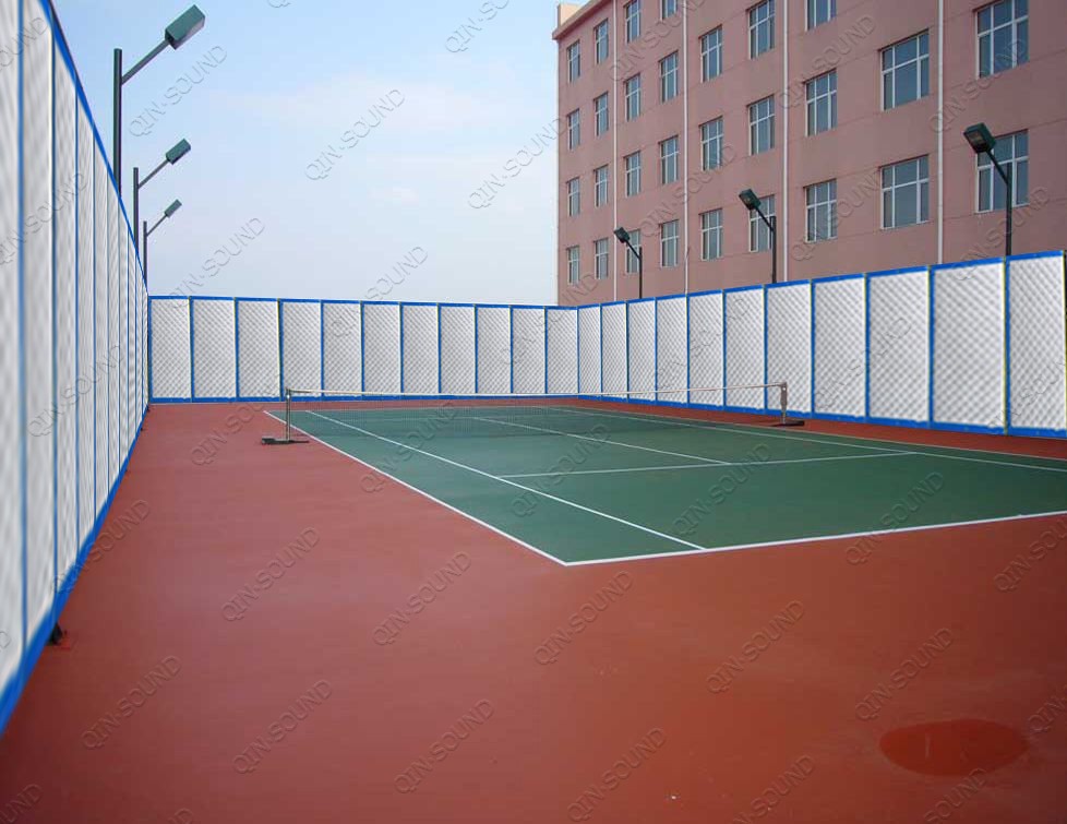 Tennis Court Noise Barrier