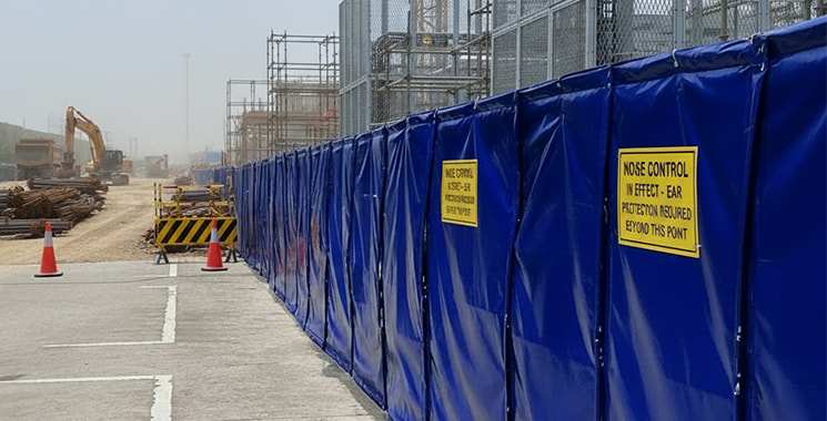 Temporary Construction Sound Barrier