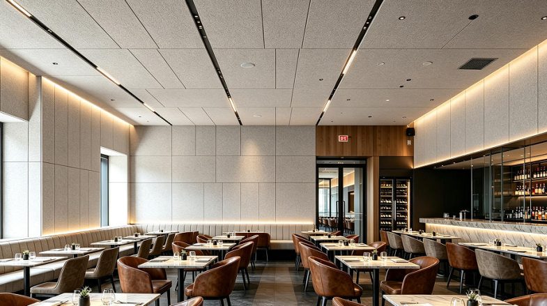wood wool acoustic ceiling