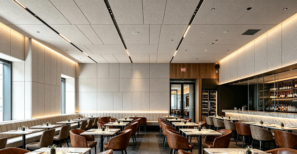 wood wool acoustic ceiling