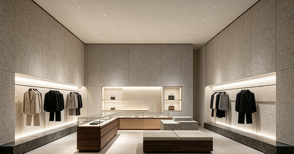wood wool acoustic ceiling