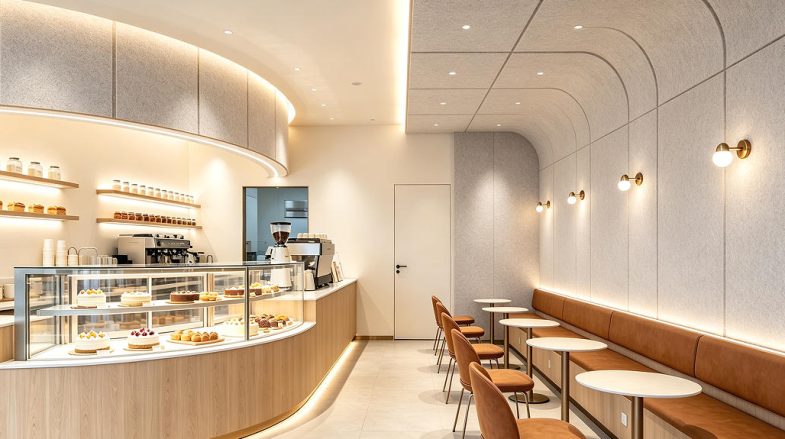 wood wool acoustic ceiling
