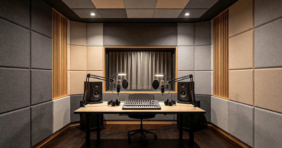 podcast studio acoustics