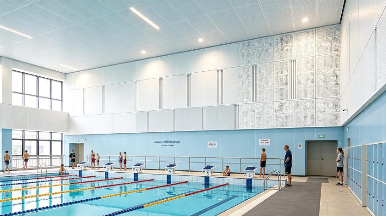 indoor pool acoustics
