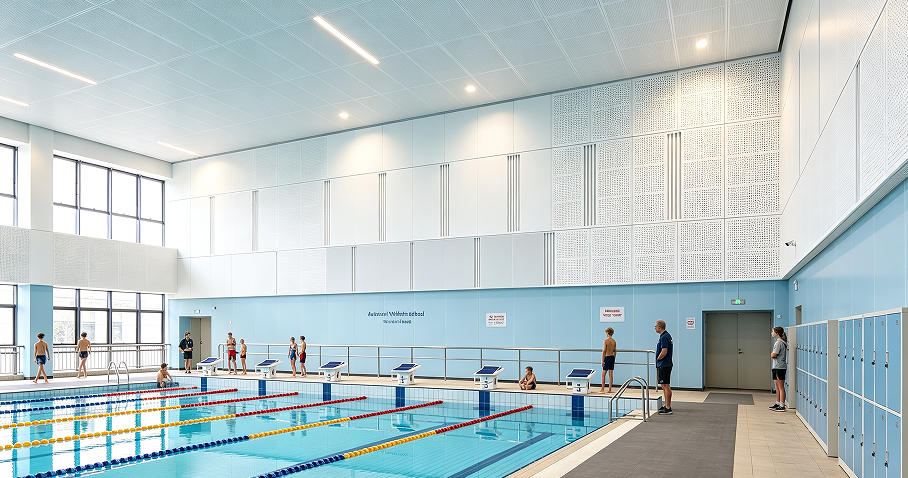 indoor pool acoustics