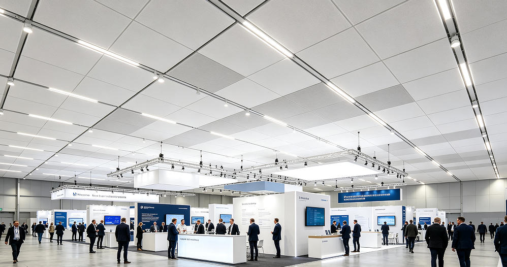 exhibition hall acoustic ceiling