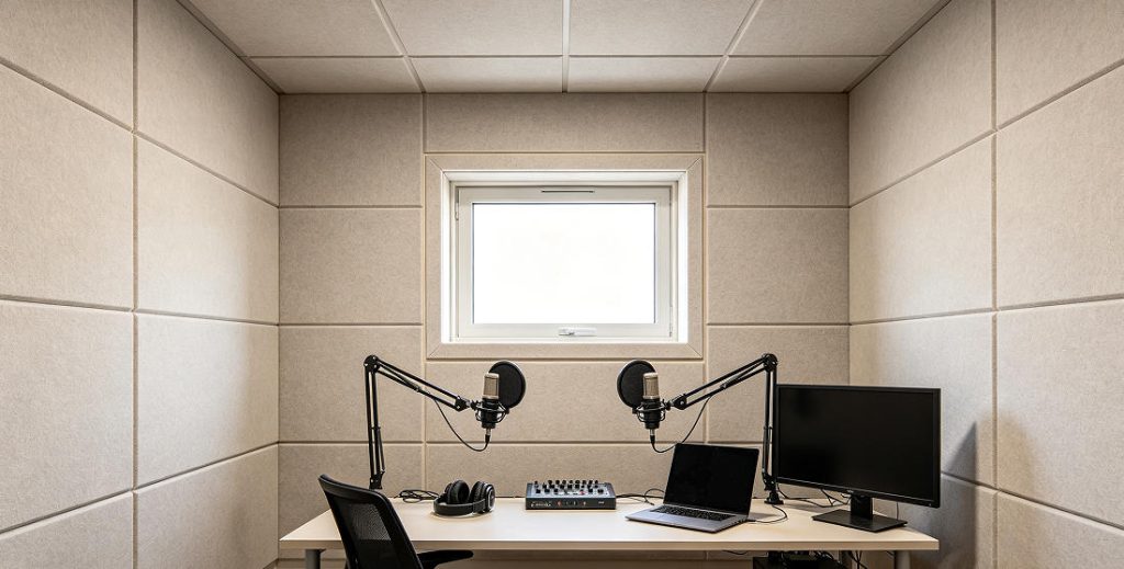 custom podcast studio acoustics