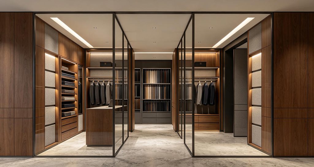 luxury tailor shop acoustics