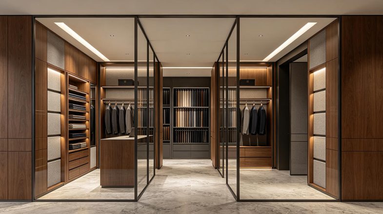 luxury tailor shop acoustics