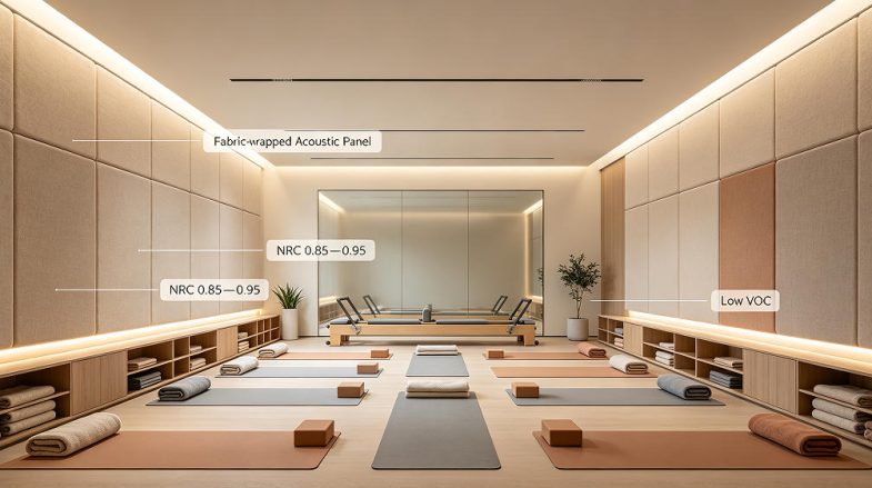yoga studio acoustic design