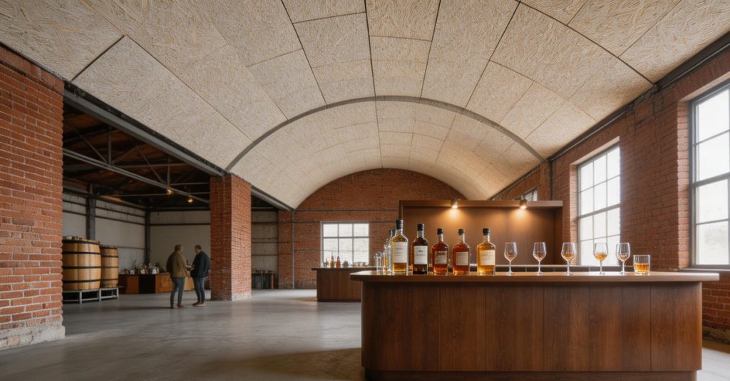custom wood wool ceiling