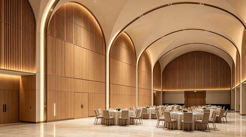 custom wood veneer acoustic panels