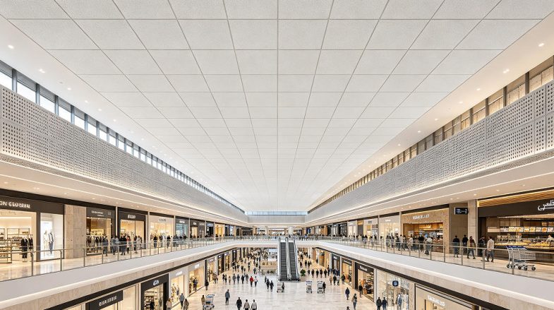 shopping mall acoustic ceiling