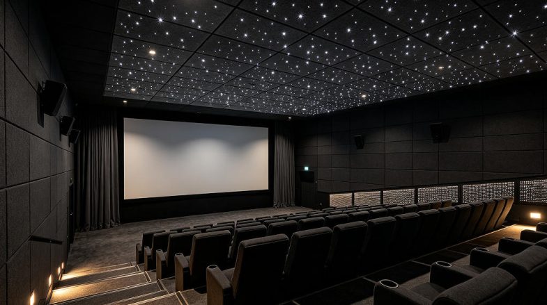 art house cinema acoustic ceiling