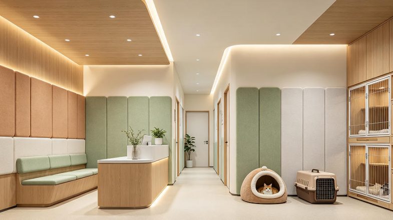 veterinary clinic acoustic design