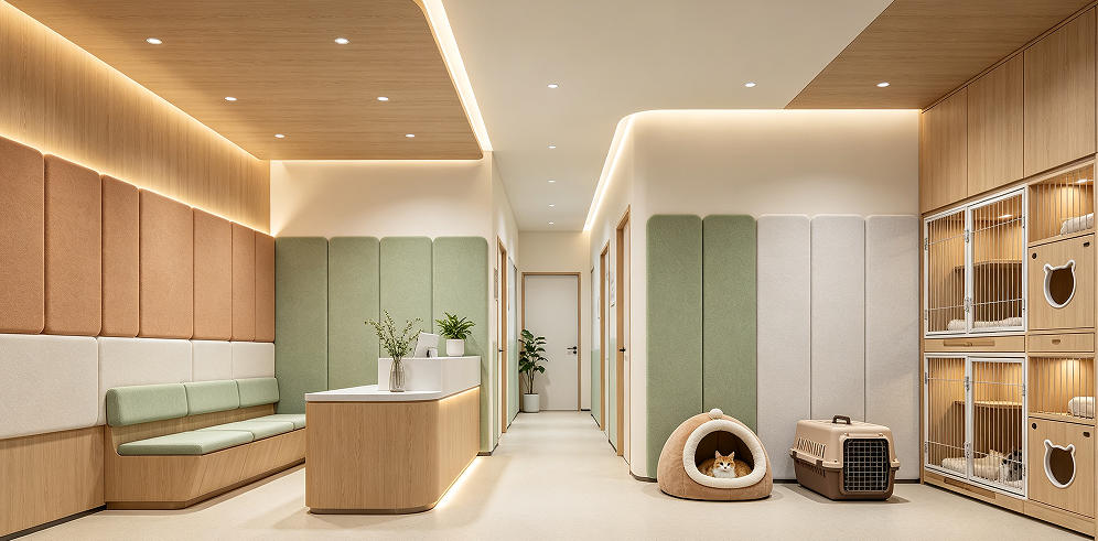 veterinary clinic acoustic design