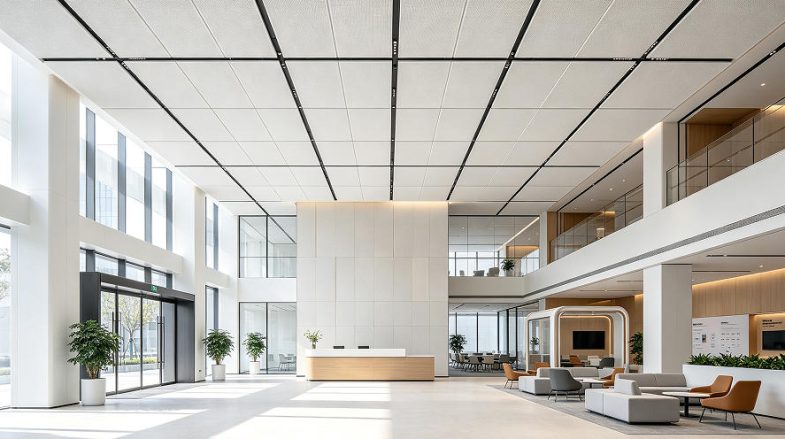 premium office lobby acoustics
