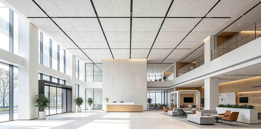 premium office lobby acoustics