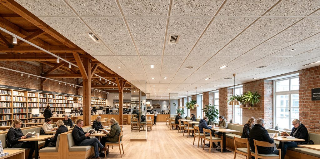 wood wool acoustic panels