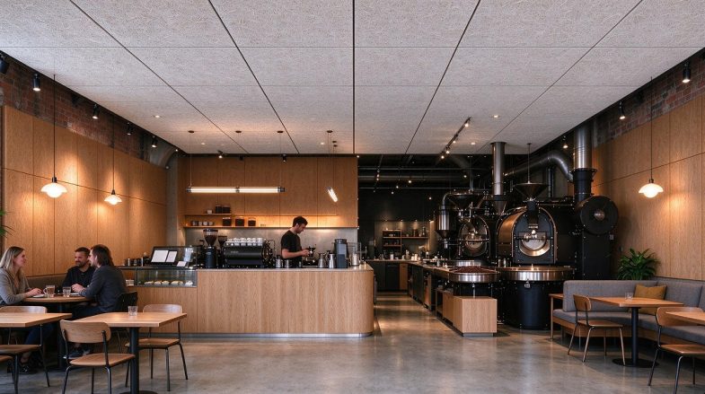 scandinavian cafe acoustics