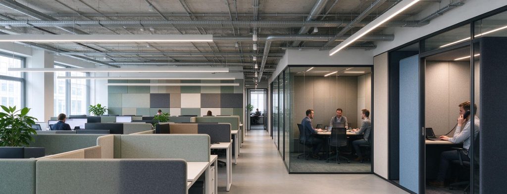 co-working space acoustics