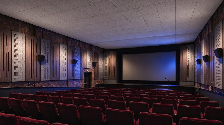 grooved perforated acoustic panels